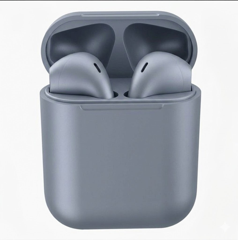 TWS Bluetooth Earbuds with Charging Case – Touch Control, Siri, 8 Colors