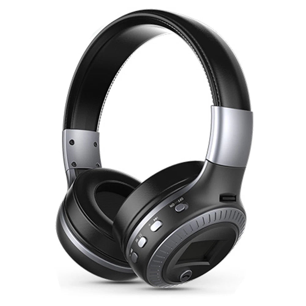Zealot B19 Wireless Bluetooth 5.0 Headphones – FM Radio, LCD Display, TF Card, CVC6.0 Noise Cancelling